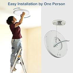 CycevSun 15.8 Inch Dimmable LED Ceiling Light Flush