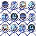 Sonic 2020 Movie Lollipops The Hedgehog Party Favors Supplies Decorations Video Game Suckers with Dark Blue Ribbon Bows Favors -12 pcs