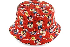 Disney Mickey Mouse Boys' Red Bucket Hat [6014]
