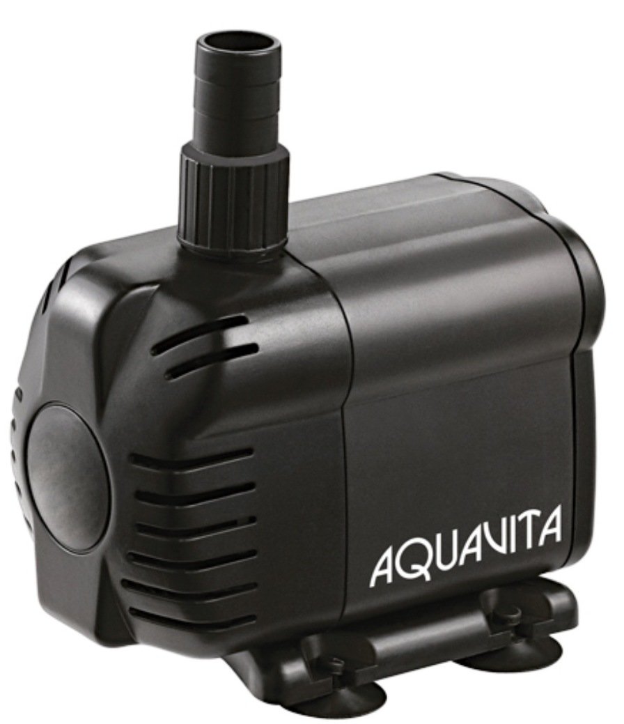 AquaV 238 GPH Submersible and In-line Water Pump With Filter - Use Inside or Outside Tank - UL Listed - 4.1 FT
