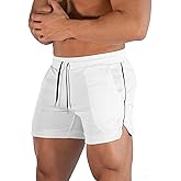 sandbank Men's 5" Gym Workout Short,Quick Dry Active Running Bodybuilding Shorts with Pockets