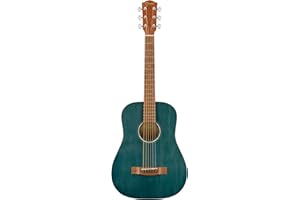 Fender FA-15 3/4 Scale Steel String Acoustic Guitar, with 2-Year Warranty, Blue, with Gig Bag