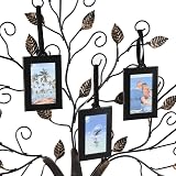 Thetford Design Family Tree Photo Frame with 6 Hanging Frames, Black Metal view 7