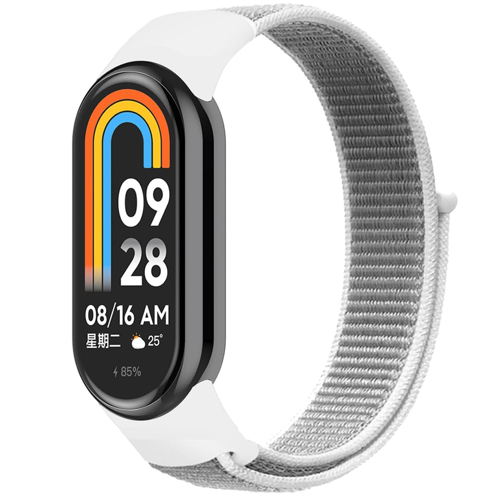 FYISWHO Breathable Watch Strap Sport for Xiaomi Smart Band 10/8, Nylon Bracelet Replacement Band for Xiaomi Smart Band 9