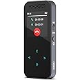 64GB Digital Voice Recorder,Voice Activated Recorder with Playback Bluetooth for Messenger Line Whatapp Skype One Click Recording Built-in 600mAH Battery 1.54in IPS Screen Type-C Port(64GB)