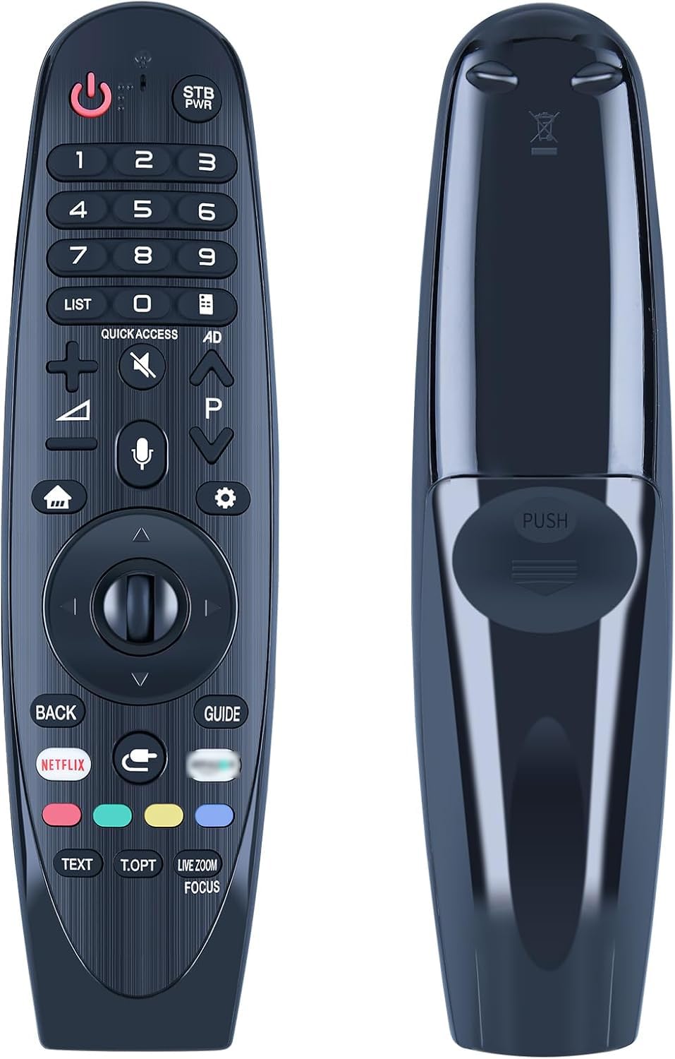 GOUYESHO Remote Control AN-MR18BA, for LG Smart Televisions, Perfectly Compatible With 65UK6500PLA 75UK6500PLA 86UK6500PLA 49SK800PLB 55SK800PLB OLED55B8SLC（No Voice, Magic, Pointer Function）