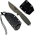 ESEE Knives 3P Fixed Blade Knife with Molded Polymer Sheath