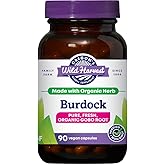 Oregon's Wild Harvest Burdock Organic Traditional Herbal Supplement Non GMO and Gluten Free | Vegan Capsules, 90 Count