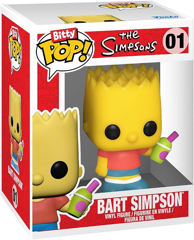 Os Simpsons Bart Simpson e Kwik-E-Mart Figura de Vinil (Bitty Pop! Town) Pop sem classificação! Padrão