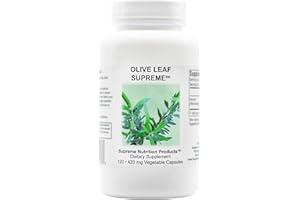 SUPREME NUTRITION PRODUCTS Supreme Nutrition Olive Leaf Supreme, 120 Pure Olive Leaf Vegetarian Capsules