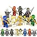 Xmas Hero Ninja Movie and Shark mini Figure Building Block Set 16 pc with Accessories for Party Cake or Cupcake Toppers