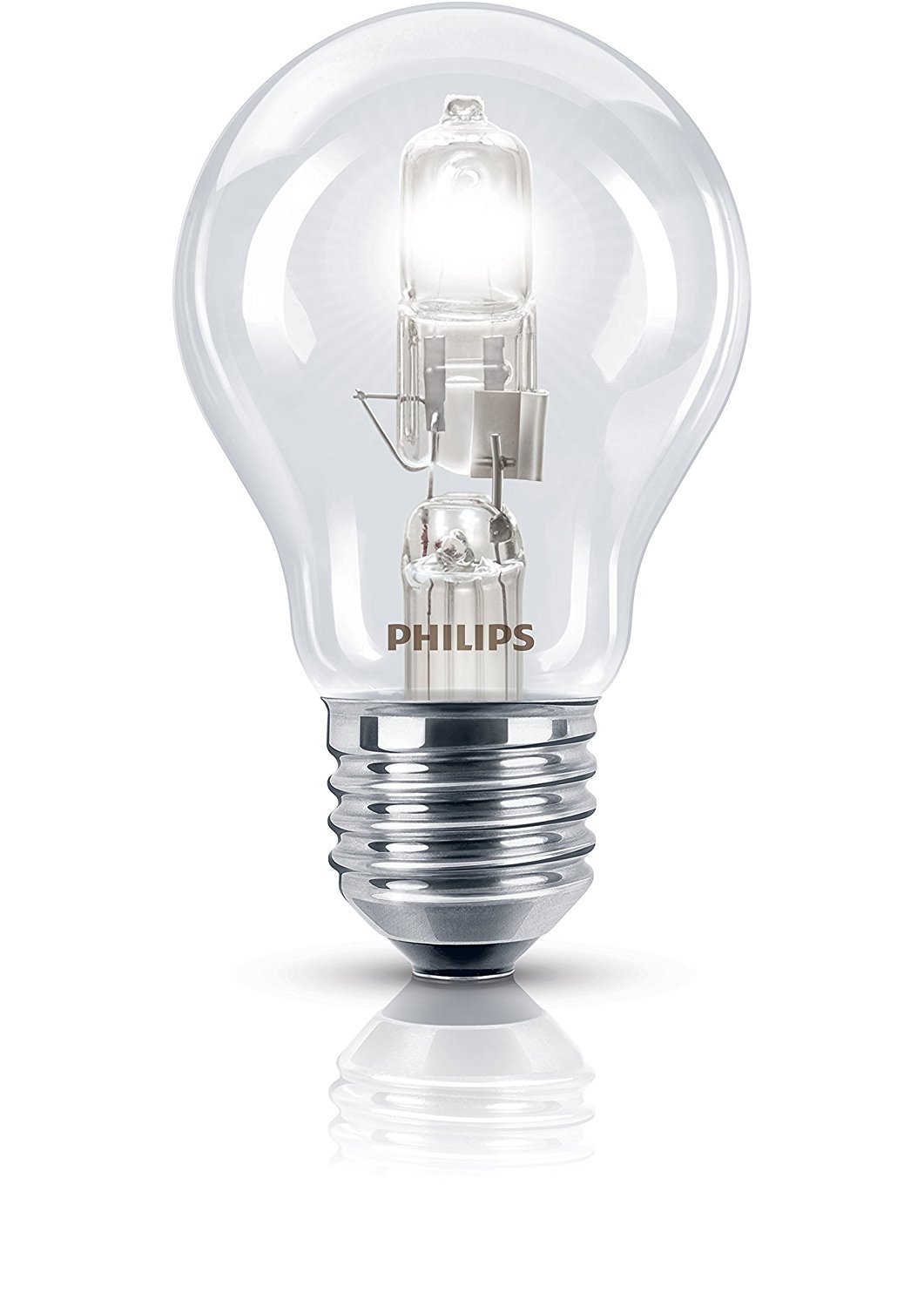 Philips E27 Edison Screw Halogen EcoClassic Traditional Bulb, 42 W, 240 ...