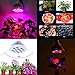 LED Grow Light Bulb, Grow Lights for Indoor Plants Hydroponic Garden Greenhouse Light 12W E27 3 Bands by AEJSLOK