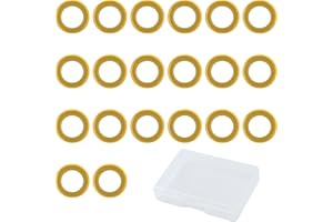 SPEEDWOX 20Pcs Gearcase Drain Plug Seal Washer Lower Unit Grease Gaskets Gear Case Drain Screw Seal Gearcase Lube Drain Screw