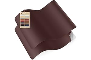 YAFLC Self Adhesive Leather Repair Patch Tape, 8.3×11 inch Vinyl Leather Repair Kit for Furniture, Car Seat, Chairs, Couch, Sofa, Jacket Dark Brown