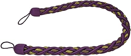 Amazon Com 2 X Curtain Drapes Grape Purple Beige Chartreuse