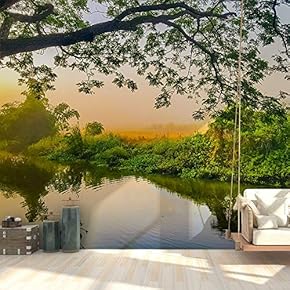 Wall Mural Forest Removable Wallpaper Wall Sticker for Bedroom Living Room - 66x96 inches