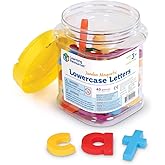 Learning Resources Jumbo Magnetic Lowercase Letters | Letter Magnets, Magnetic Alphabet Letters, ABC Magnets for Fridge, Magnet Toys for Toddlers, Alphabet Puzzle for Toddlers