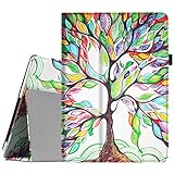 Fintie Case for Yuntab 10.1 (K107/K17), Premium PU Leather Folio Cover with Stylus Holder, Compatible with YELLYOUTH 10.1, BENEVE 10.1, Wecool 10.1, Tagital 10.1 Inch Android Tablet, Love Tree