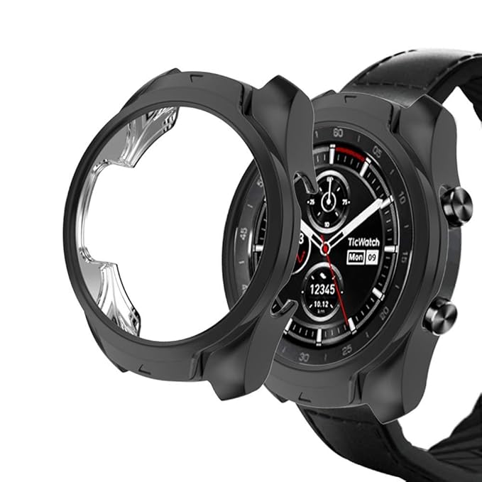 KTcos Compatible con Ticwatch Pro Funda, Slim Fit Funda Protectora ...