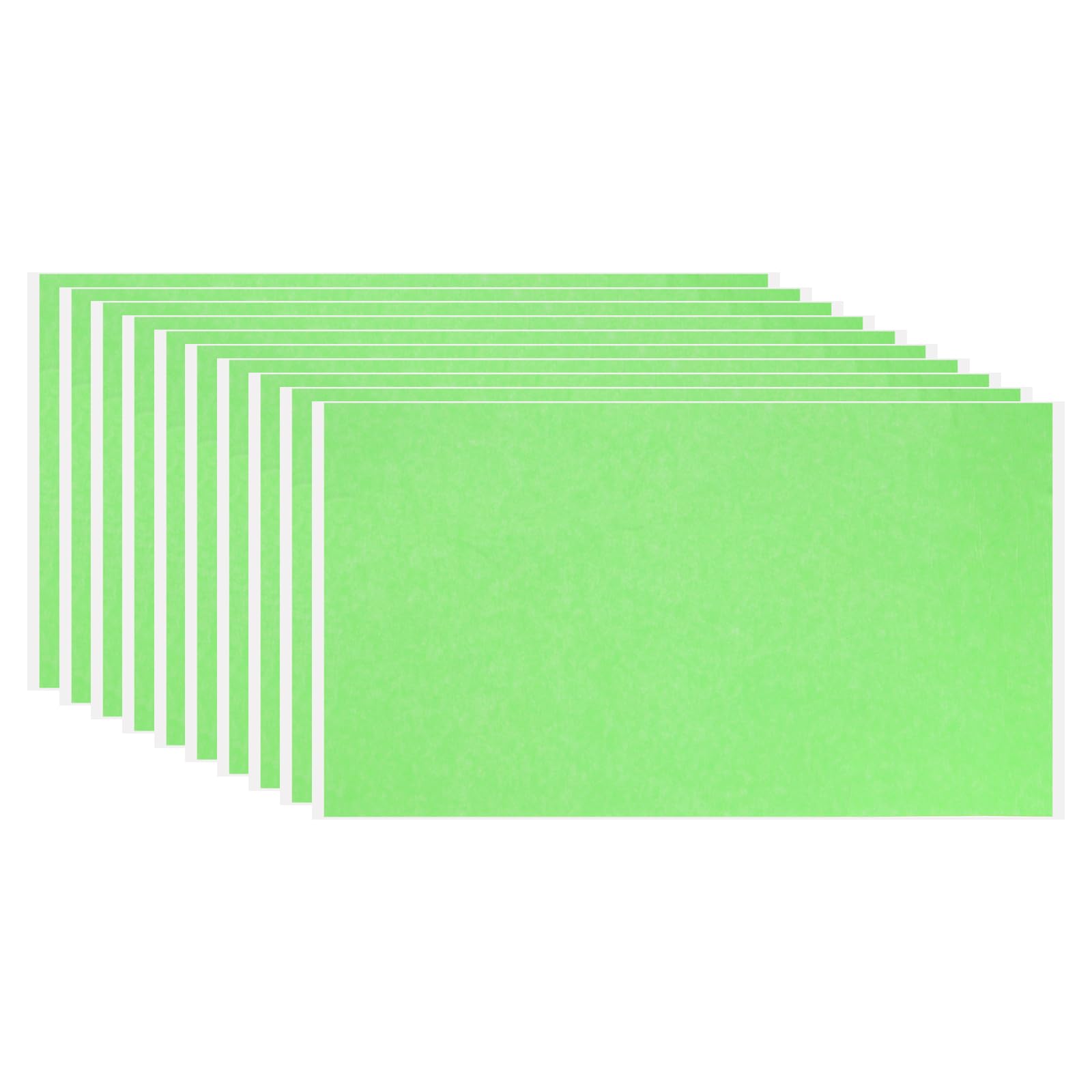 Rebower Masking Tape Green Painters Tape Paper Tape [for Crafts DIY Walls Painting Packing Automotive Home Decoration Teaching]- 6x10.5Inch/25 Sheets