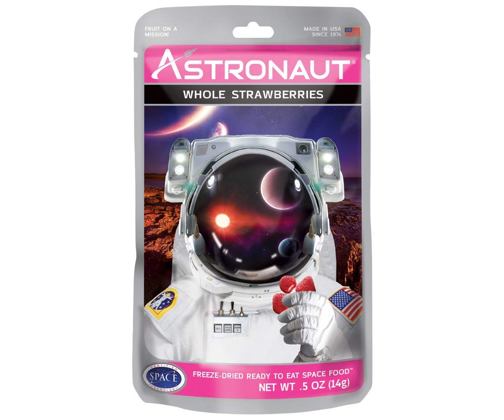 Astronaut Foods FreezeDried Fruit Variety Sampler, NASA Space Dessert, with Strawberries