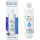 LG LT1000P ADQ74793501/AGF80300704/AGF80300705 6 Month / 200 Gallon Capacity Refrigerator Water Filter Replacement (NSF42, NS