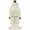 Cheers! Wedding Wine Bottle Bag – Reusable Burlap Drawstring Gift For Engagements, Bridal Showers & Anniversaries