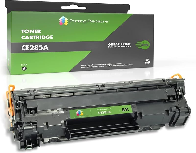 Printing Pleasure CE285A Toner Cartridge for HP Canon P1102w M1212nf LBP-6000