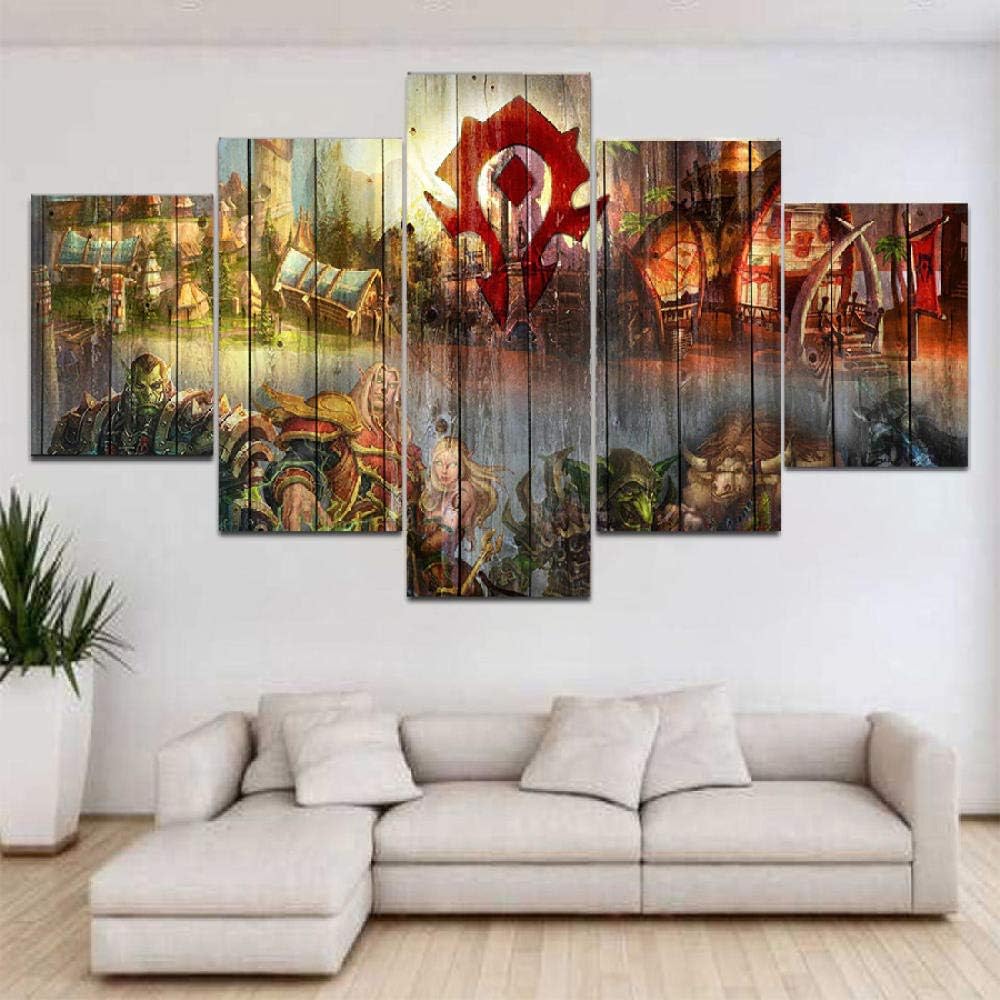 Leinwanddrucke 5 Stück Kunstdruck Wandbild 150×80 Produktbild-Vorschau 9