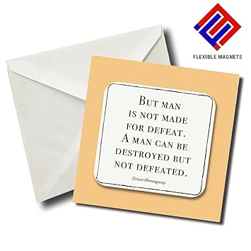 Pero el hombre no está hecho para descargar. Un hombre puede ser ...