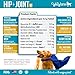 WagWorthy Naturals Advanced Hip and Joint Supplement for Dogs with Chondroitin, MSM and Glucosamine for Dogs, Improves Mobility, Arthritis Pain Relief for Dogs, 60 Chewable Tablets, Made in USA