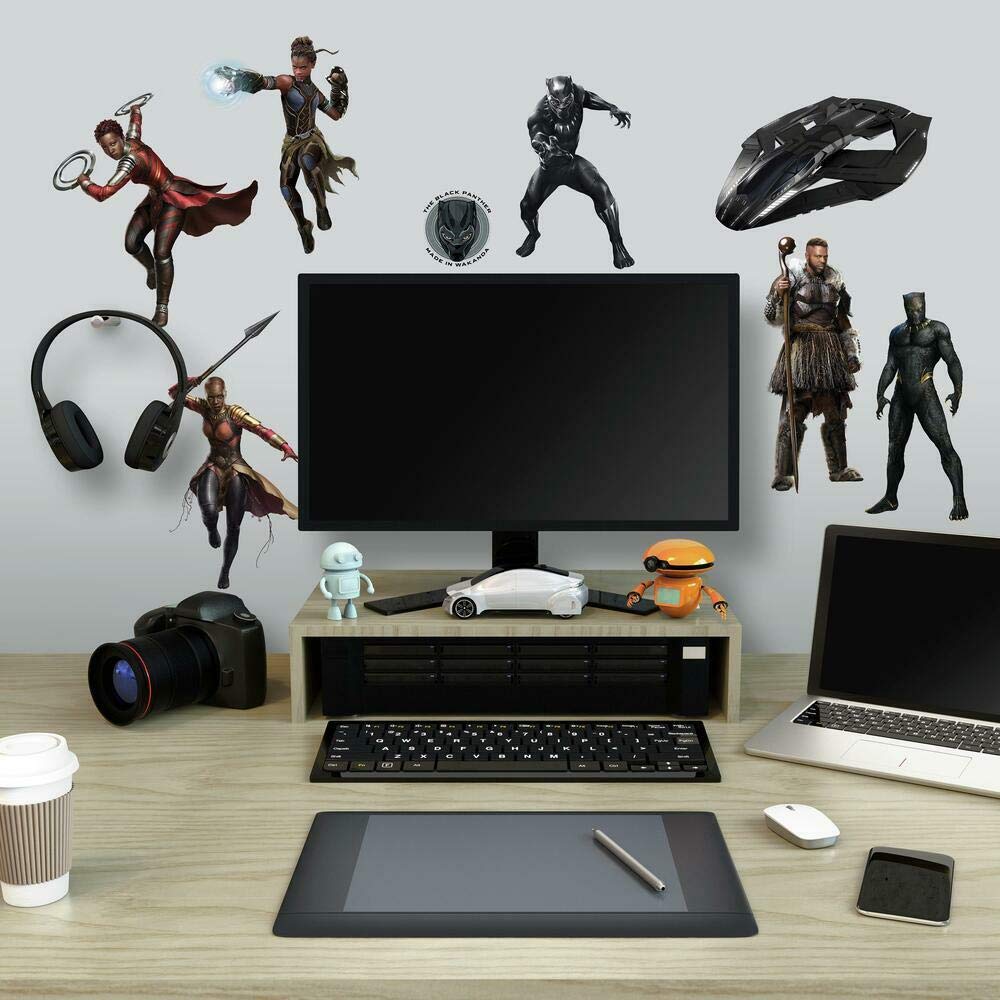 Giant Repositionable Sticker Black Panther