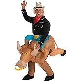 Rubies Bull Rider Inflatable Costume for Adults, Unisex One Size