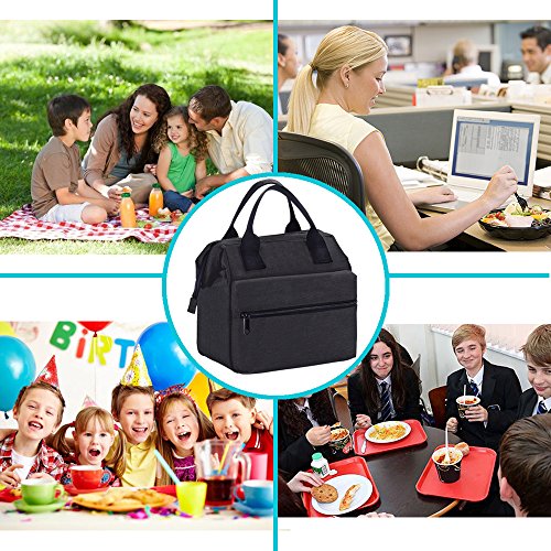6 Srise+Lunch+Insulated+Women+Adults%25EF%25BC%2588Black%25EF%25BC%2589