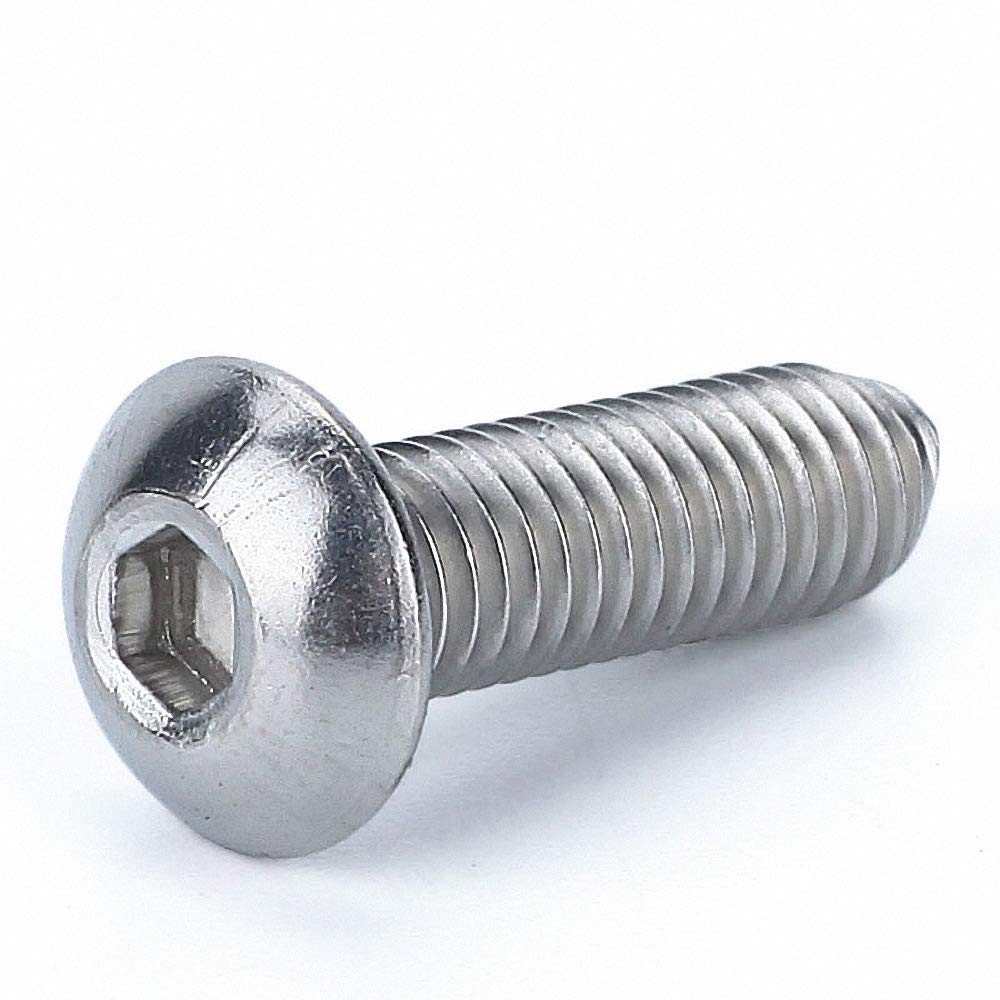M3/M4/M5/M6/M8/M10 Head Bolts Screws A2 Stainless Steel Socket Allen Key Dome Head Bolt