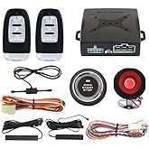 EASYGUARD EC003 Smart Key PKE Passive Keyless Entry Car Alarm System Push Start Button Remote Engine Start Remote Trunk Release DC12V