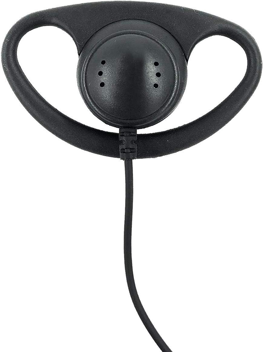D Type Headphone Earpiece Headset PTT Mic for Kenwood NX220 NX320 NX1200 NX1300 NX3220 NX3320 TK2000 TK2302 TK2360 TK3000 TK3302 TK3360 TK3401 TK3406 TK3401 TK3501 TK2202 Portable Handheld Radio - Image 4