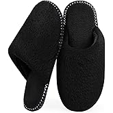 ZOORON Slippers for Women Fuzzy Slippers Warm Cozy Soft Memory Foam House Shoes with Anti-Skid Sole for Indoor and Outdoor