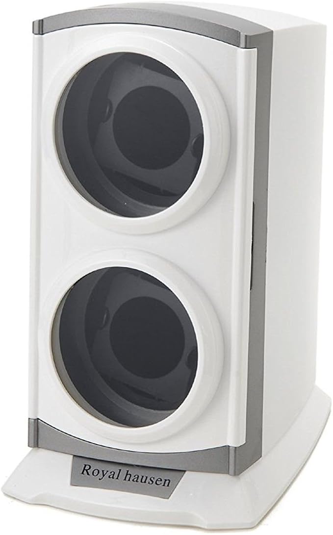Amazon サンブランド Sunbrand ロイヤルハウゼン ワインダー ワインディングマシーン 2本巻 ホワイト Rh001wh ワインディングマシーン 腕時計 通販