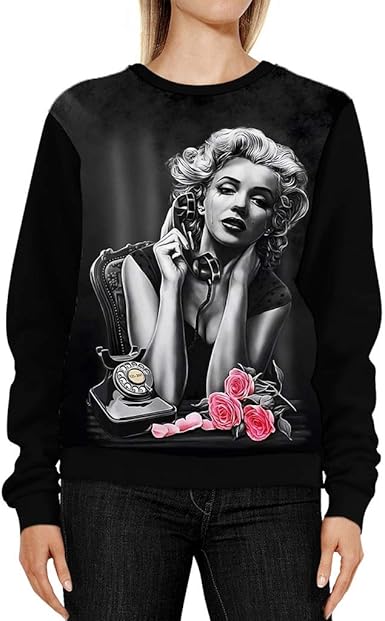 moletom feminino estampado