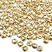 Zhanmai 200 Piece Jingle Bells, 1/2 Inch Craft Bells Bulk, Christmas Bells for Crafts DIY Bells for Wreath, Holiday Home and Christmas Decoration (Gold)