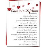 Londue Romantic Valentine's Day Card with Envelope, Happy Valentine's Day Gifts for Husband, Wife, Girlfriend, Boyfriend