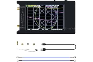TZT LiteVNA-64 VNA Analyzer 50KHz-6.3GHz Portable Vector Network Analyzer Antenna Analyzer 4" Display