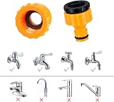 YUNSTK Outdoor Tap Temperature Mixer with Hose Splitter and Connectors view 5