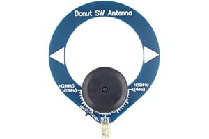 GOOZEEZOO Donut SW Mini Loop Antenna Replacement for HFDY DSP1 DSP2 Malachite Receiver 4MHz-24MHz