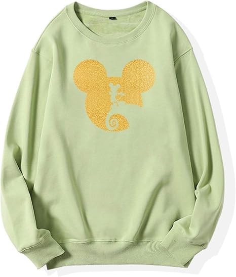 Amazon Co Jp パーカー トレーナー レディース ディズニー ミッキー Mickey Mouse ミッキープリント 長袖 プルオーバー ゆったり 可愛い 柔らかい スウェット トップス カジュアル おしゃれ 大きいサイズ 春秋冬 ホーム キッチン