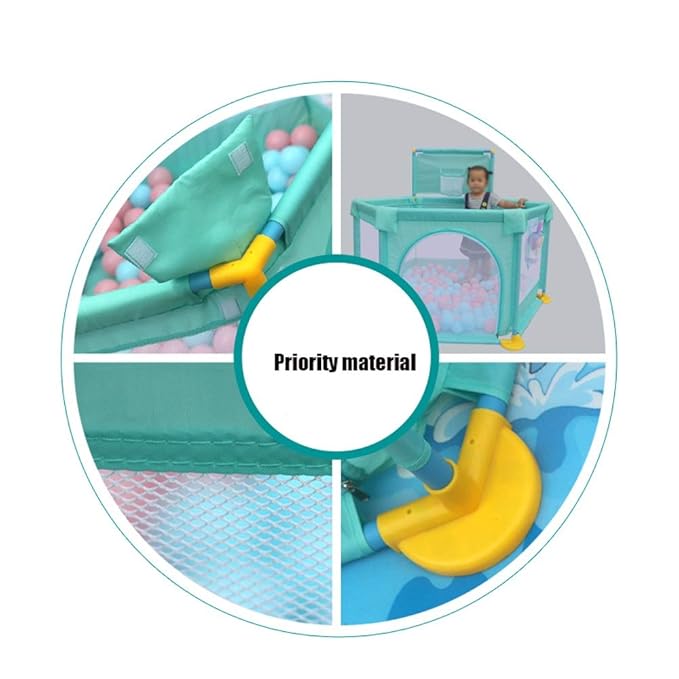 HOMESROP Adecuado for corralitos Interiores, Valla Lavable, Malla ...