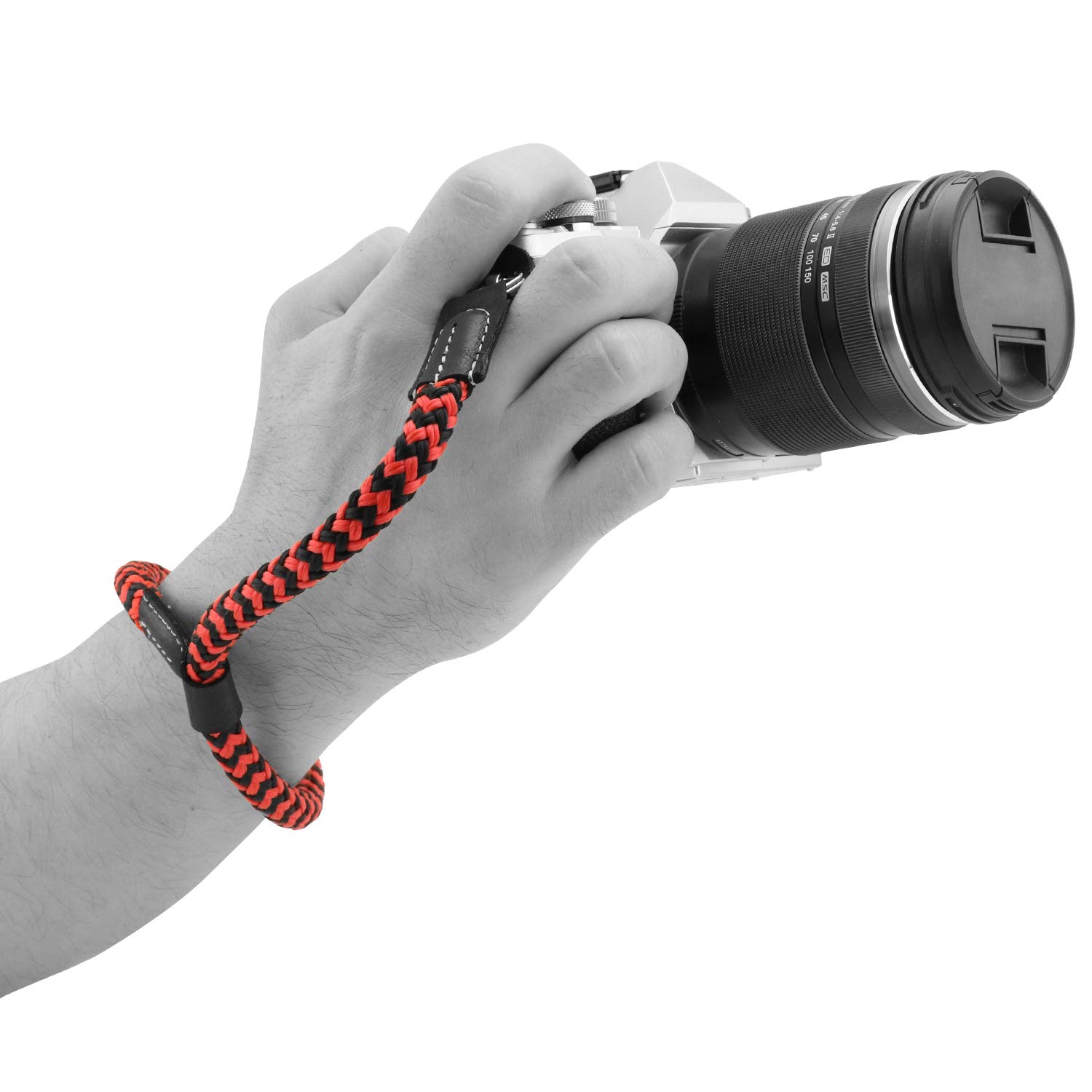 MegaGear MG1781 SLR, DSLR Camera Cotton Wrist Strap, Red, One Size
