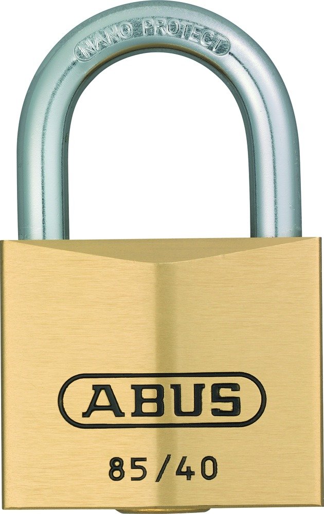 ABUS 04809 Stainless Steel Shackle Service Brass Padlock with 577 Alike Keyed